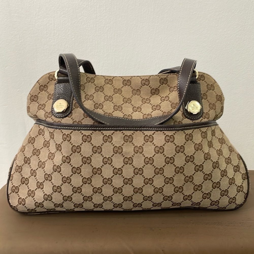 Vintage Gucci Monogram Handbag